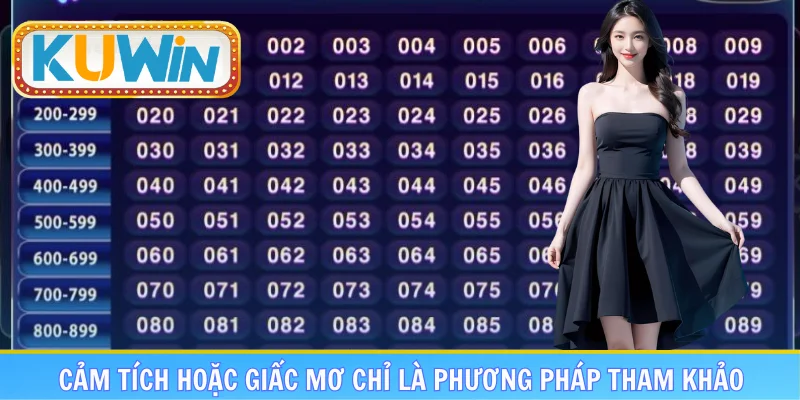 Cảm tích hoặc giấc mơ chỉ là phương pháp tham khảo
